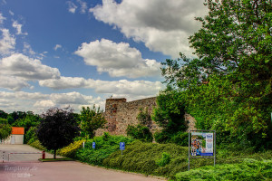 Templiner Stadtmauer vom Berliner Tor aus gesehen