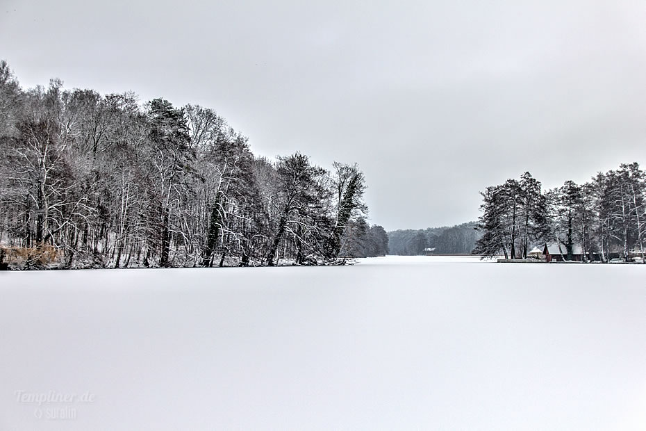 Templiner Stadtsee in weiß