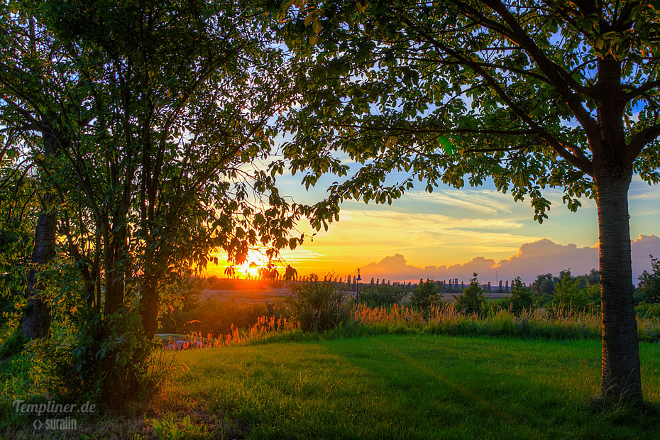 Sonnenuntergang an der Kurmeile