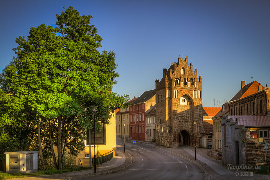 Abendstimmung am Templiner Mühlentor