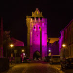 Berliner Tor bei Nacht