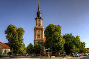 Maria-Magdalenen-Kirche in Templin am Morgen