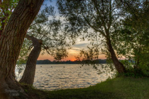 Sonnenuntergang am Röddelinsee